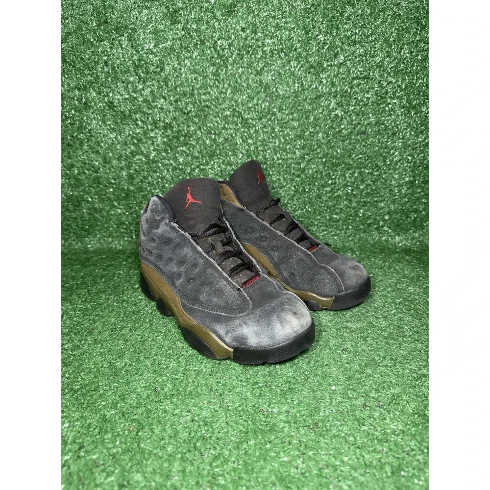Nike Air Jordan 13 Retro Olive Kid Size 3Y Youth Boy Girl Walking Shoes Sneakers